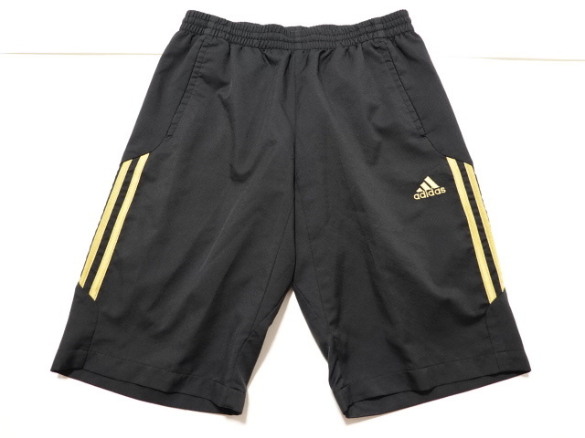 ■0527■アディダス ADIDAS ナイロンハーフパンツ L●