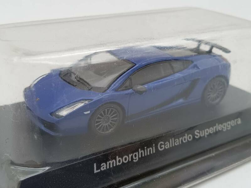 レア【 京商 1/64 Lamborghini Gallardo Superleggera Blue ミニカーコレクション 】検索タグ) 希少品 保管品 HT