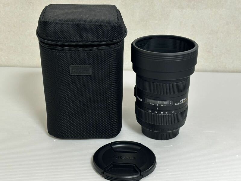 SIGMA シグマ 12-24mm 1:4.5-5.6 II DG HSM Nikon用 ズーム カメラレンズ 