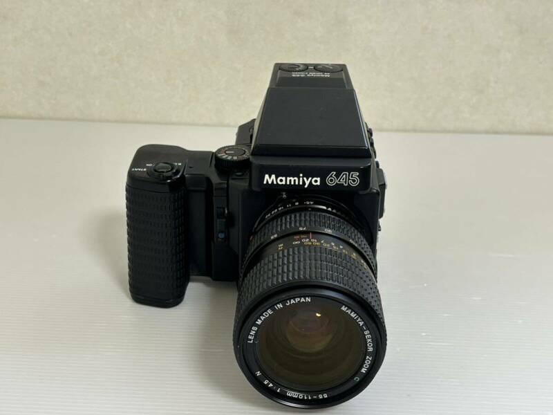 マミヤ Mamiya M645 SUPER　レンズ 55-110mm 1:4.5 N　中判フィルムカメラ