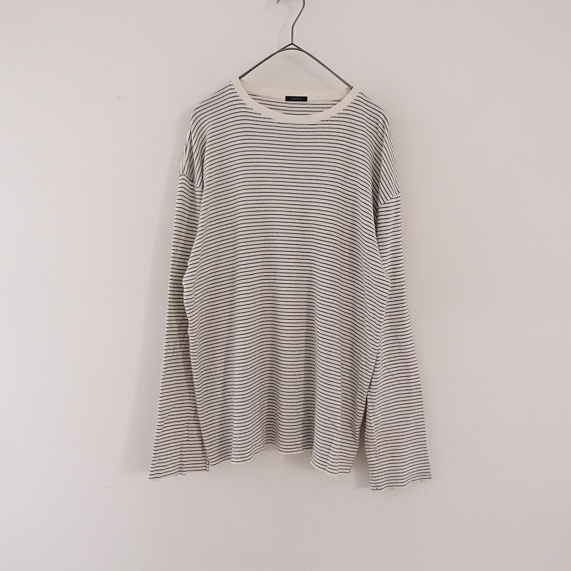 【メンズ】リノ LENO *LONG SLEEVE BORDER T-SHIRT ロングスリーブボーダーTシャツ*0トップス綿LENO&Co(1-2404-533)【81E42】