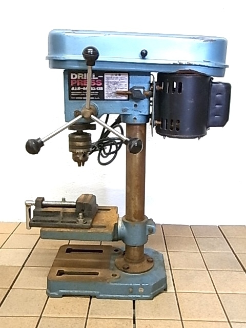 e11737　新興製作所　DRILL PRESS　SD-13B　卓上ボール盤　動作確認済み　難あり