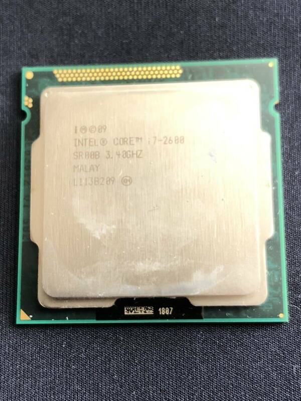即日発 速達 ★ CPU Intel Core i7-2600 SR00B 3.4GHz L113B209 中古品 ★ 動作確認済み