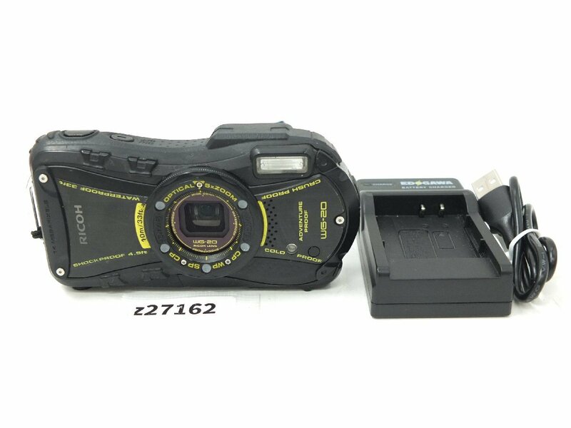 【z27162】RICOH リコー WG-20 防水デジタルカメラ コンパクトデジタルカメラ 動作確認済み