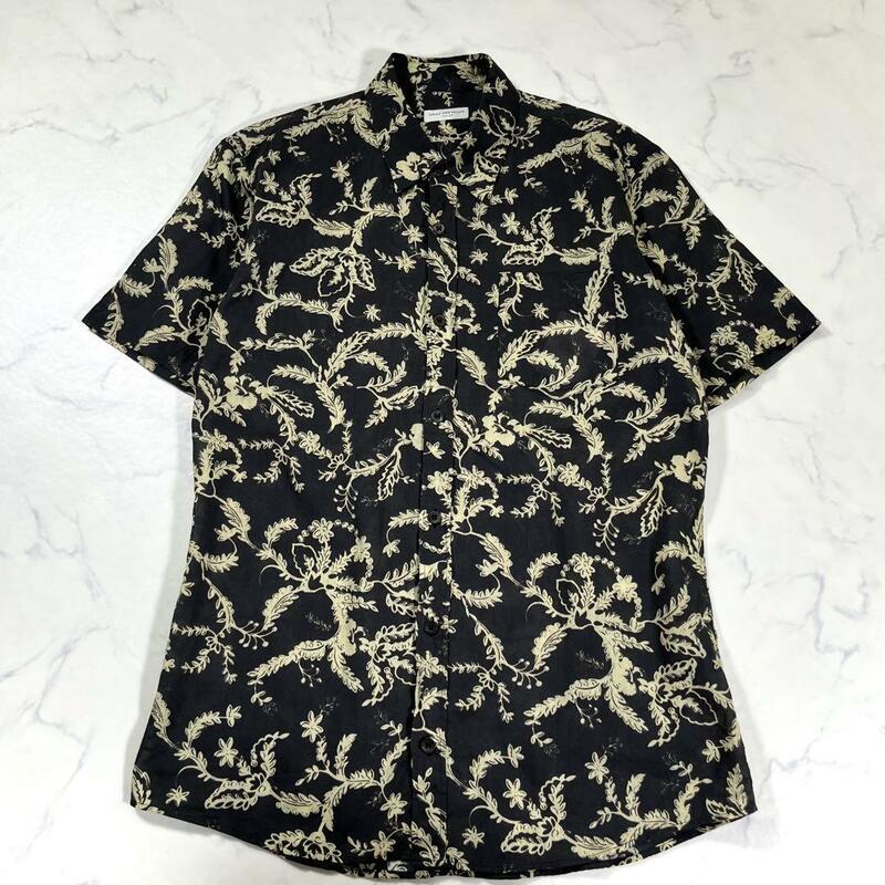 【極美品】DRIES VAN NOTEN フローラル　総柄シャツ　ボタニカル