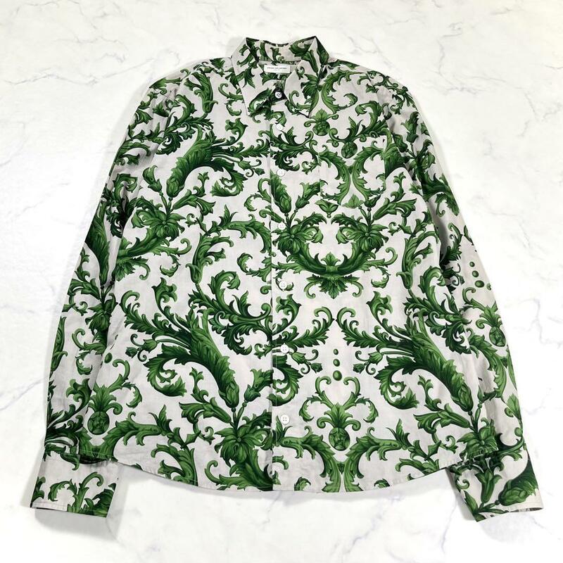 【極美品】DRIES VAN NOTEN ドリスヴァンノッテン バロック　ボタニカル　総柄シャツ