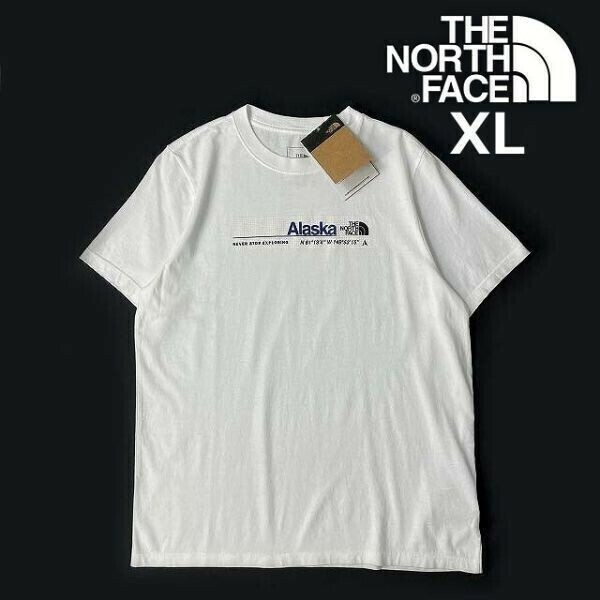 1円～!売切!【正規新品】THE NORTH FACE◆W SHORT-SLEEVE CITY TEE 半袖 Tシャツ US限定 アラスカ 男女兼用 アウトドア(XL)白 180902-15