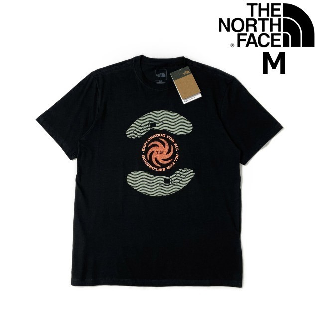 1円～!売切!【正規新品】THE NORTH FACE S/S BRAND PROUD TEE 半袖 Tシャツ US限定 グラフィック 男女兼用 アウトドア(M)黒 180902-18