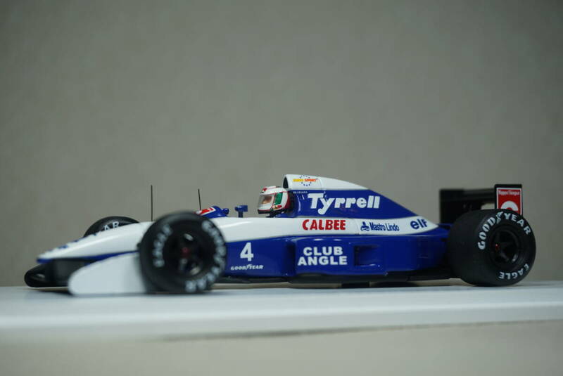 1/43 たばこデカール加工 チェザリス 日本GP 4位 spark Tyrrell 020B Ilmor #4 Cesaris 1992 Japan 4th ティレル イルモア 020 B ロム ROMU