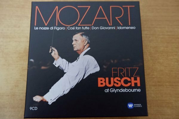 み7-033＜CD/9枚組＞ フリッツ・ブッシュ / Fritz Busch At Glyndebourne - Mozart:Le Nozze Di Figaro/Cos Fan Tutte/Don Giovanni 他