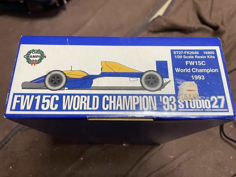 スタジオ27 製1/20 ウィリアムズ FW15C 1993 No.2 A.プロスト WORLD CHAMPION
