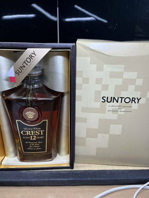 SUNTORY（サントリー）クレスト 12年 43％ 700ml 実家整理品　古酒 ウイスキー 