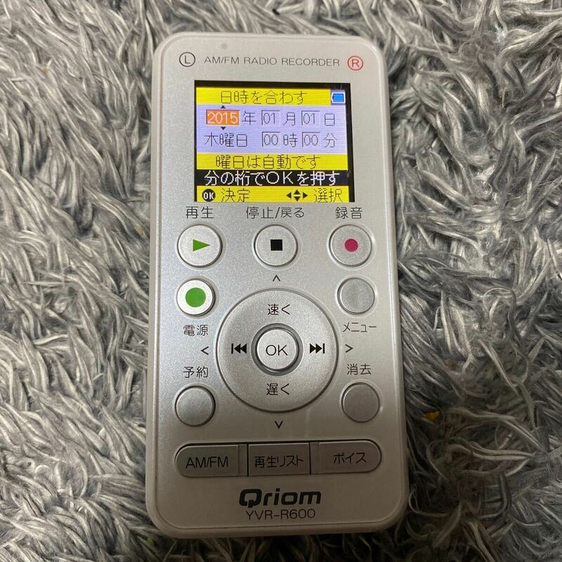 Qriom ラジオボイスレコーダー YVR-R600 