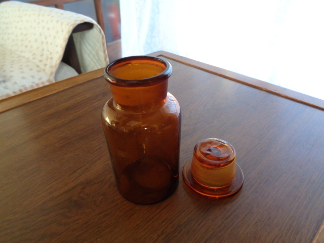 〇薬品瓶（茶色・広口）（未使用）
