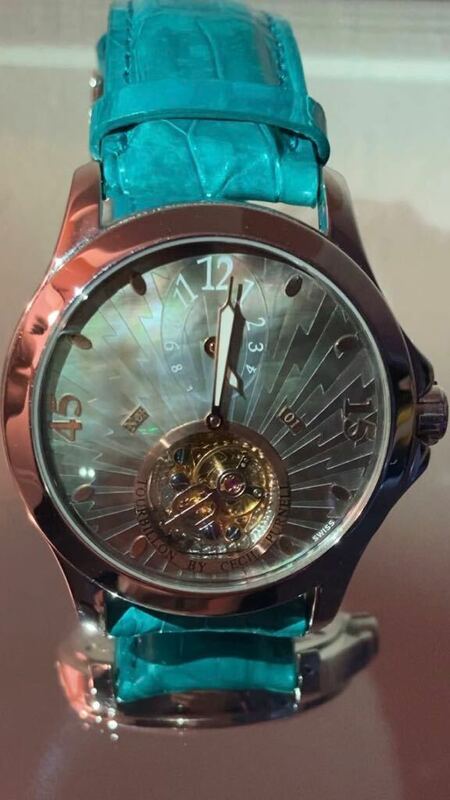 本物セシルパーネル腕時計フライングトゥールビヨン極美品Cecil Purnell定価1500万円付属品完備