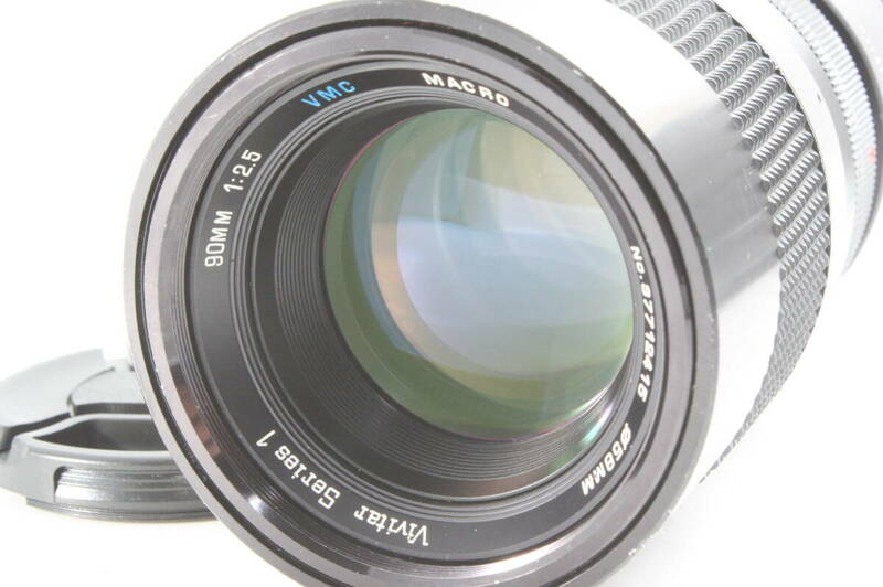 [AB] Vivitar Series 1 90mm F2.5 VMC MACRO★MACRO ADAPTER Canon FD★10796