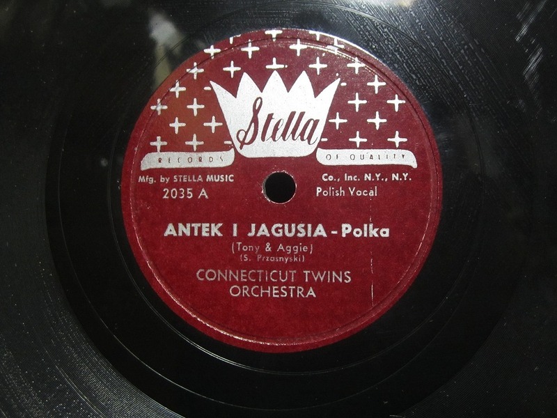 ★☆SP盤レコード 10吋 ANTEK I JAGUSIA / NIE BEDE PIC : CONNECTICUT TWINS ORCHESTRA 蓄音機用 中古品☆★[6123] 