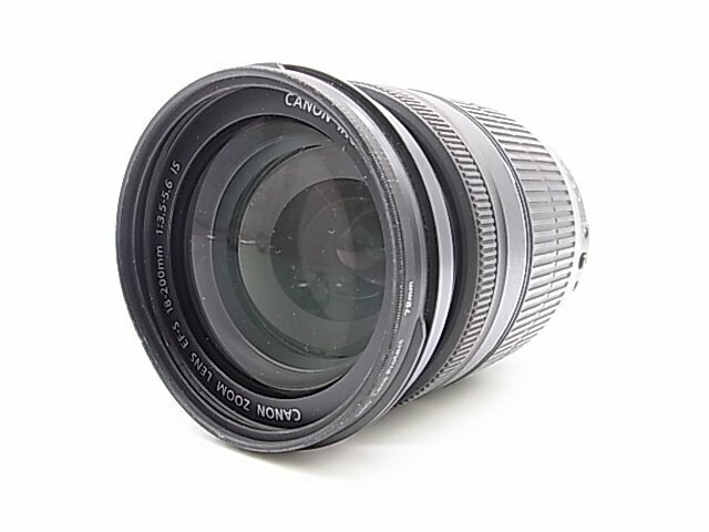 p185 Canon Zoom LENS EF-S 18-200mm f3.5-5.6 IS CANON INC. φ72mm USED