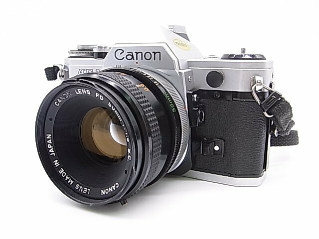 p189 Canon AE-1 LENS FD 50mm f1.8 S.C USED