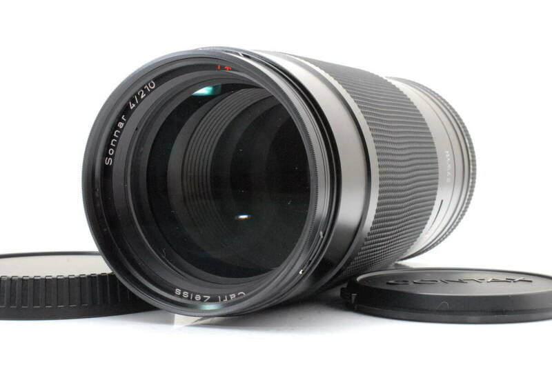 【超美品 保障付 動作確認済】Contax Carl Zeiss Sonnar T* 210mm F/4 Lens for 645 コンタックス マニュアルフォーカス レンズ Q7144