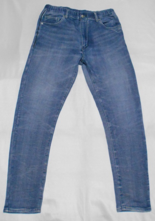AZUL BY MOUSSY アズールバイマウジー　スリムデニムパンツ　イージーパンツ　ストレッチ　ジョグパンツ　スウェットデニム　Mサイズ