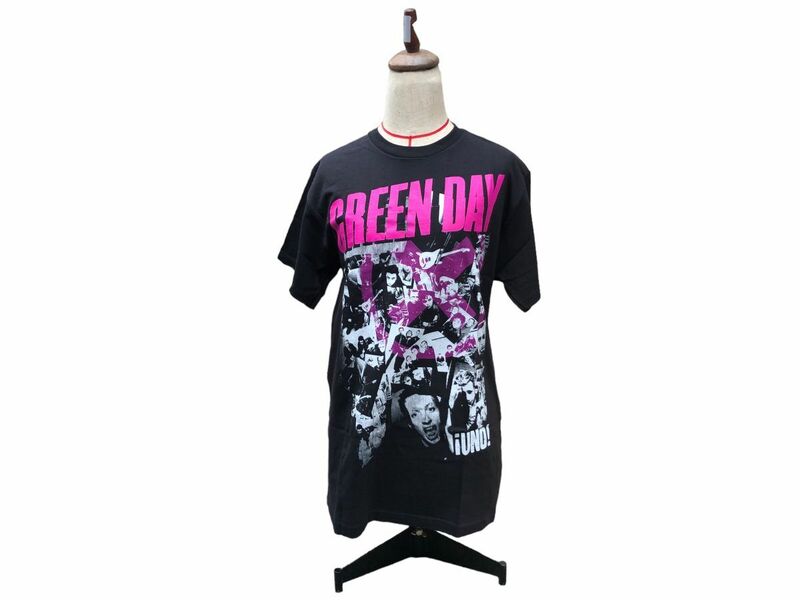 グリーンデイ 未使用 GREENDAY HIS STORY Tシャツ サイズS ブラック バンドT ライブT 公式 メンズ 音楽 アートアンドビーツ