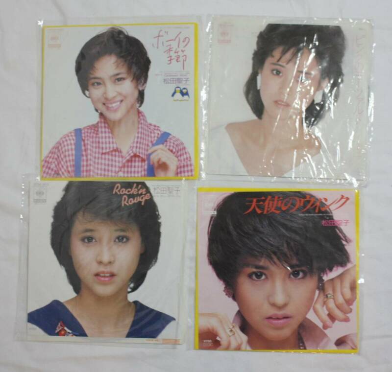 EP　(4点セット）松田聖子　ボーイの季節/Rock'n Rouge/ピンクのモーツァルト/天使のウインク 中古