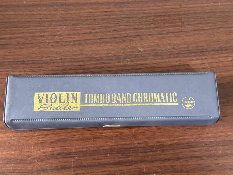 24051504 TOMBO BAND CHROMATIC VIOLIN Scale ハーモニカ トンボ クロマチック バイオリンスケール ケース付 