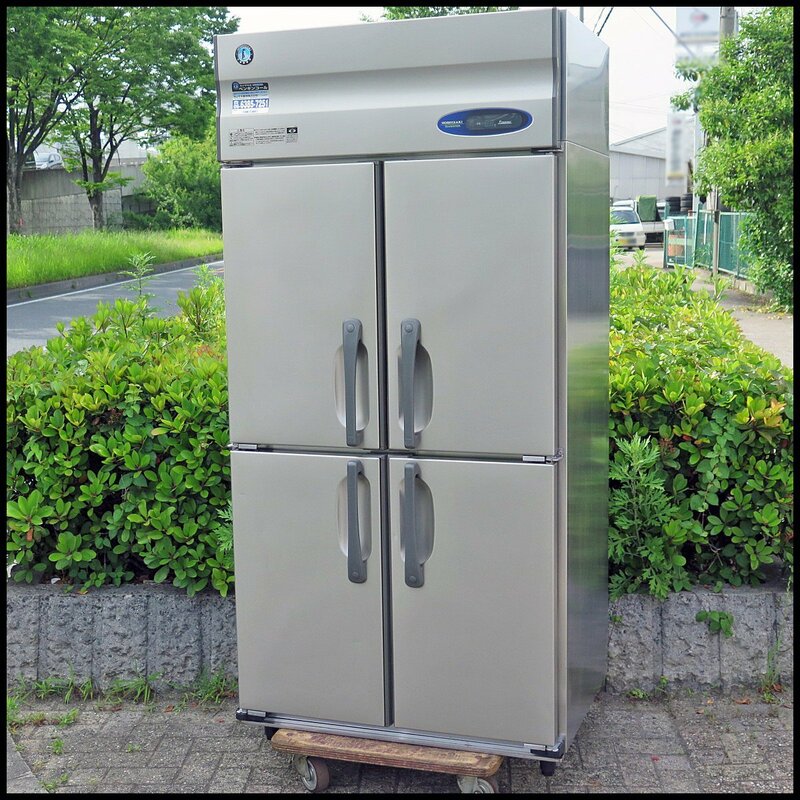 △引取限定 ホシザキ 業務用 冷凍庫 有効内容積：603L HF-90ZT3-ML 三相200V 4ドア 縦型/食品保管/厨房機器