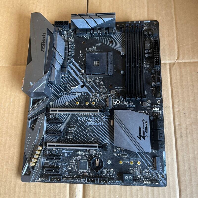 1 ゆうパック着払い発送　中古　動作品　マザーボード X470 Gaming K4 ASRock Fatal1ty 