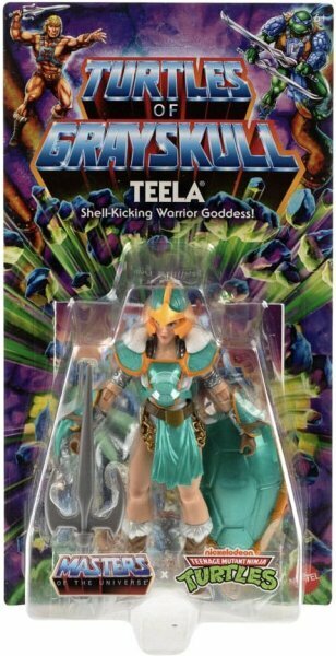 マテル タートルズ x マスターズオブザユニバース ティーラ フィギュア MATTEL TURTLES OF GRAYSKULL TEELA MOTU x TMNT