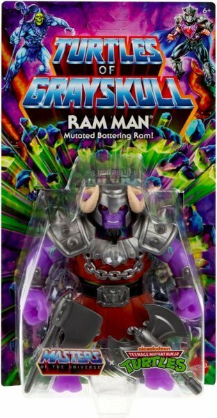 マテル タートルズ x マスターズオブザユニバース ラムマン フィギュア MATTEL TURTLES OF GRAYSKULL RAM MAN MOTU x TMNT