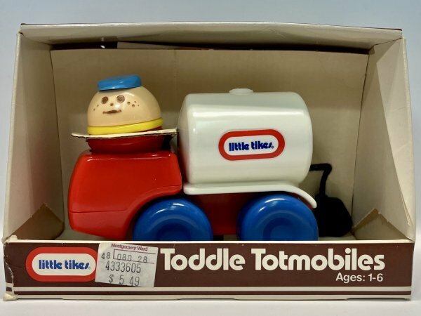 1987 リトルタイクス トドルトッツ 乗り物 トラック Little Tikes Toddle Totmobiles Tank Truck トイストーリー フィギュア