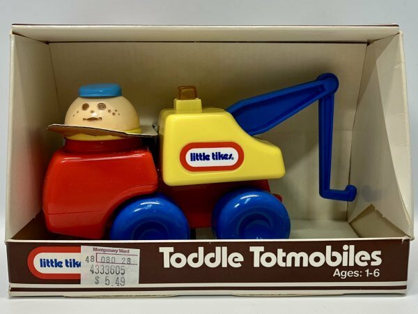 1987 リトルタイクス トドルトッツ 乗り物 トラック Little Tikes Toddle Totmobiles Tow Truck トイストーリー フィギュア