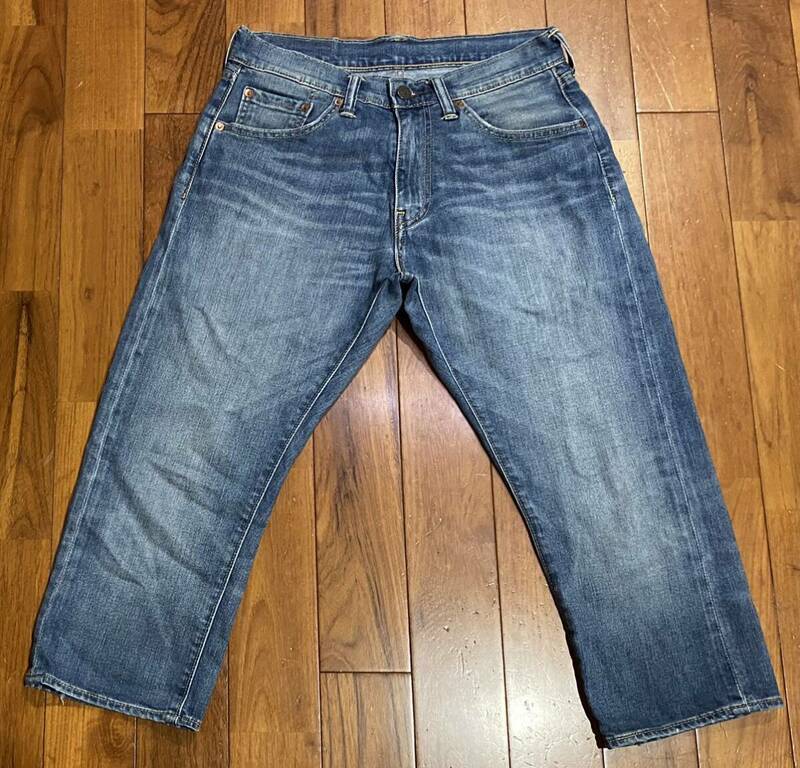 ■Levi's■リーバイスのストレッチクロップドデニム(ジーンズ)■505・W28