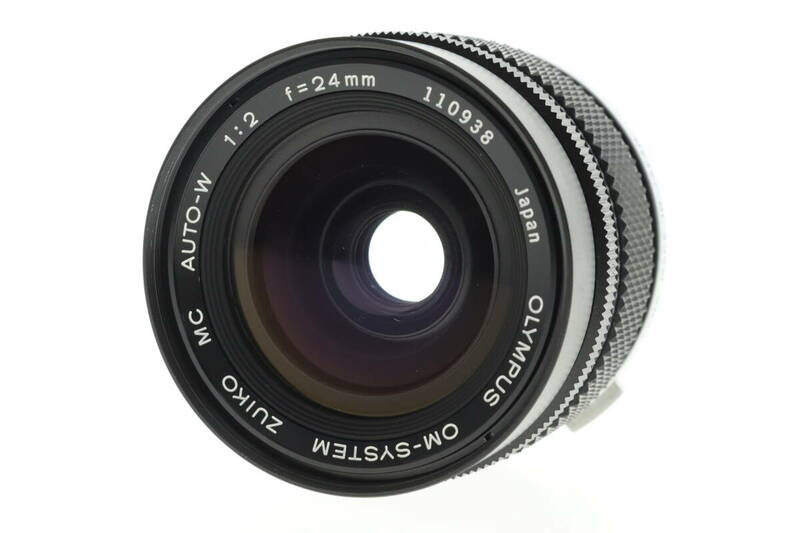 VMPD6-414-82 OLYMPUS オリンパス レンズ OM-SYSTEM ZUIKO MC AUTO-W 1:2 f=24mm カメラレンズ 動作未確認 ジャンク