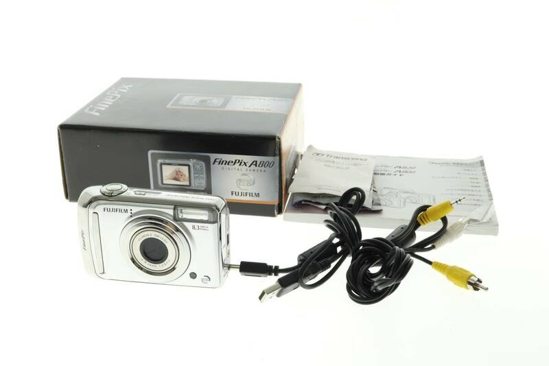 VMPD6-416-11 FUJIFILM 富士フィルム デジカメ FinePix A800 ファインピックス コンパクトデジタルカメラ 付属品付 シャッター確認済 中古