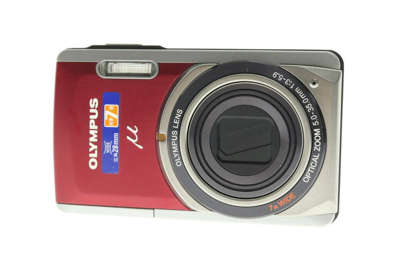 VMPD6-45-13 OLYMPUS オリンパス デジカメ MODEL μ-7020 ミュー コンパクトデジタルカメラ 付属品付き シャッター確認済 中古
