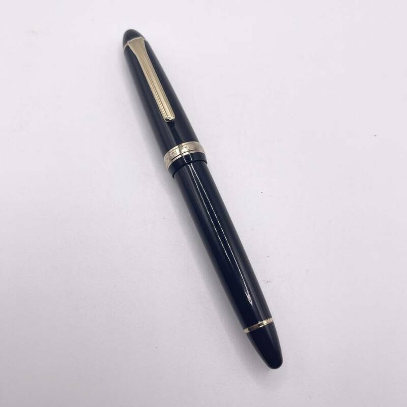 #11672 Sailor セーラー 万年筆 ペン先 14K刻印 カートリッジ式 ブラック×ゴールドカラー