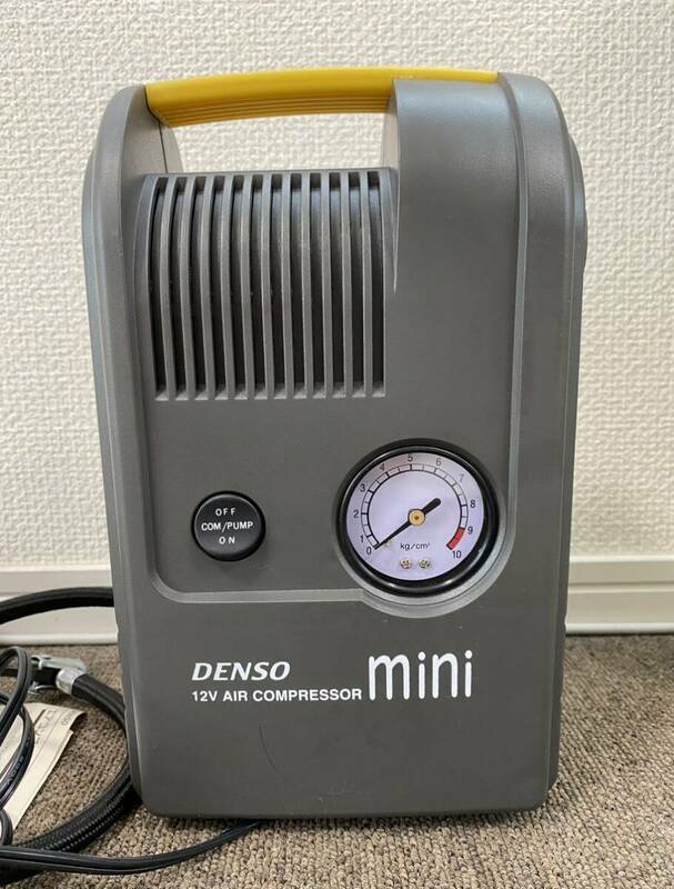 DENSO デンソー 12V エアコンプレッサーミニ 車用 メルテック MINI シガーライター 電源説明書 12Vソケット 通電確認済