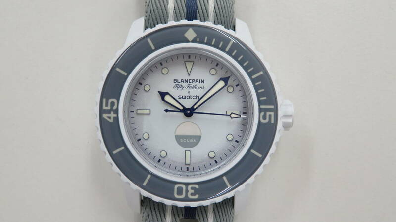 ★【BLANCPAIN×swatch】ブランパン×スウォッチコラボ　 アンタークティックオーシャン S035S100　メンズ　腕時計