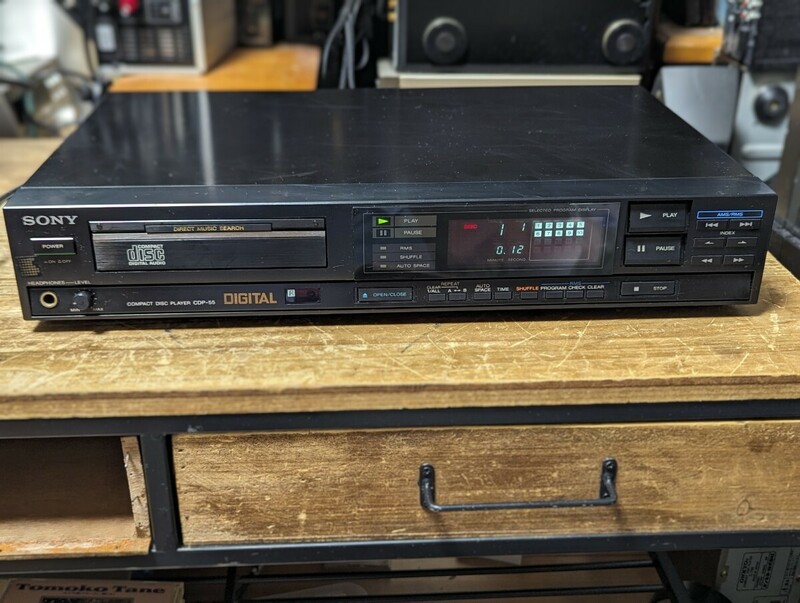 SONY CDプレーヤー CDP-55 再生可　保証なし