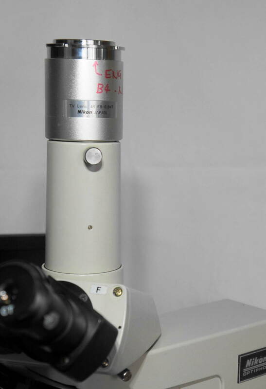 顕微鏡用 バヨネット カメラアダプタ NIKON TV Lens 48　FB-0.６xT 　ENG？　B4？