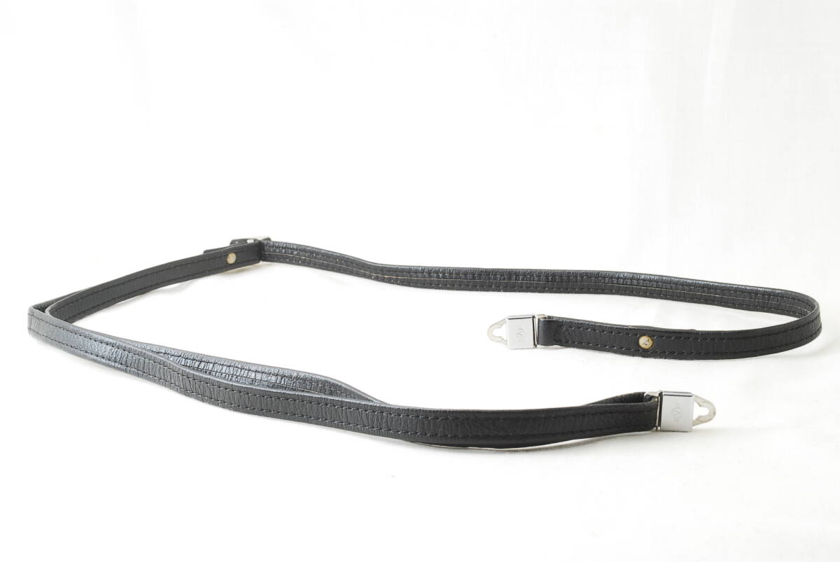 ☆レア☆Hasselblad ハッセルブラッド 本革 レザー カメラ ストラップ 刻印 Vマーク 黒色 ブラック フィルムカメラ 中判 Camera strap☆