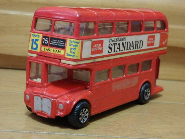 格安貴重レア・ロンドンバス（2階建てバス）コーギー製・CORGI・MADE IN GT.BRITAIN・英国製・長さ約12ｃｍ・中古現状品