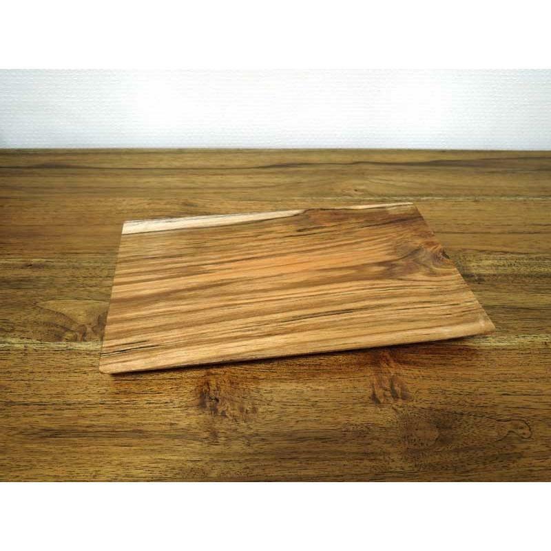 ☆木製 チーク材 プレート カッティングボード 25×15(㌢) まな板 無垢材 天然木 ウッドプレート トレイ☆
