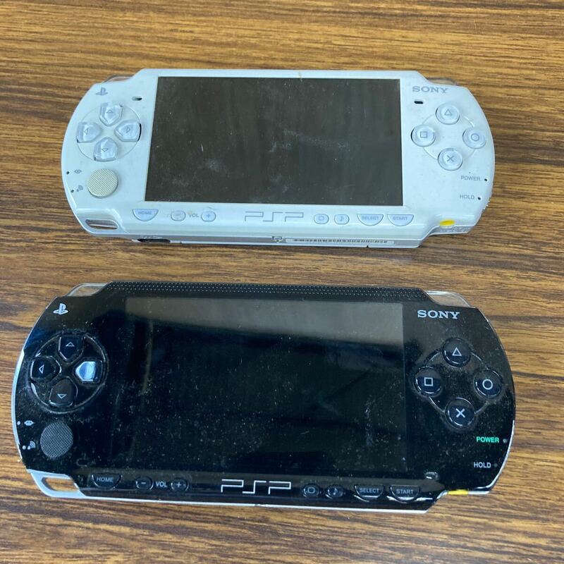 ソニー SONY PSP-1000 2000 本体のみ 計2点 / PlayStation Portable | ゲーム ブラック ホワイト レトロゲーム