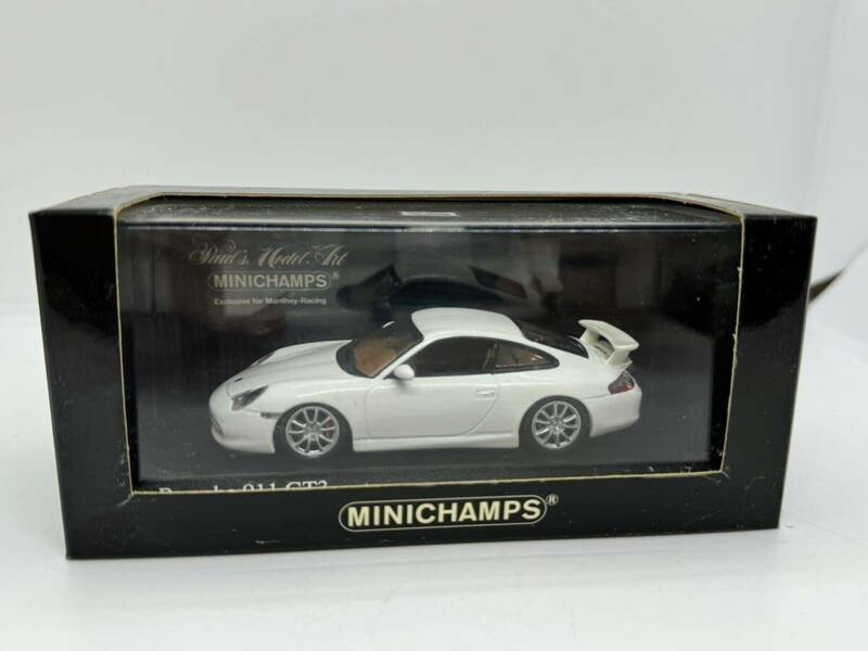 ◇MINICHAMPSミニチャンプス 1/43 Porsche 911 GT3 2003 ホワイト ポルシェ コレクション