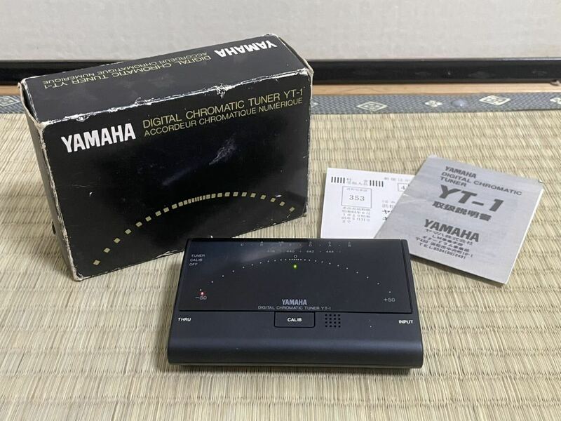 YAMAHA デジタルクロマチックチューナー YT-1 通電確認済 ジャンク扱い