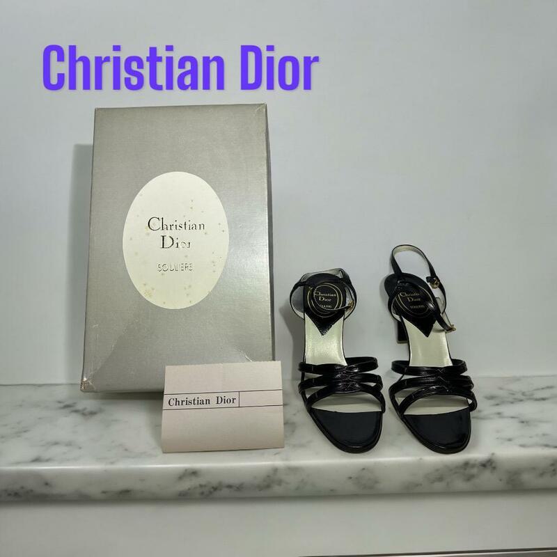 ubj34 Christian Dior　パンプス　ブラック 24.5cm